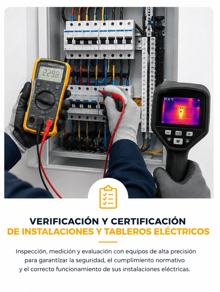 Verificación y Certificación de Instalaciones y Tableros Eléctricos